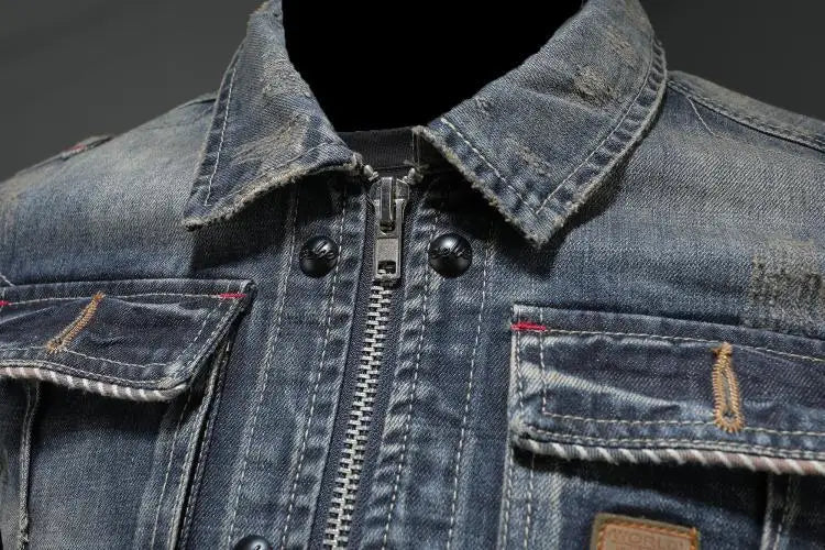 Leonardo | Veste en Jean Rétro Iconique